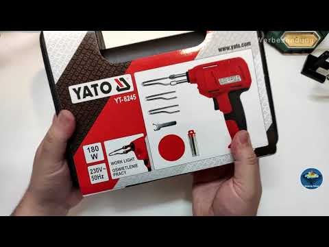 Паяльник импульсный сетевой YATO (YT-8245), 180 Вт - надежный инструмент Паяльник импульсный сетевой YATO (YT-8245), 180 Вт - надежный инструмент