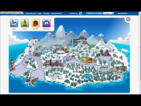Club Penguin : Pingouin par milliers sur Paint (Windows 7)