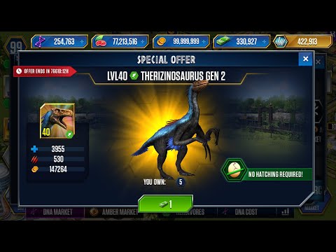 ALL NEW DINOS 1 CASH IN SHOP??!?!? | Jurassic World: The Game