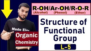 Alcohol Phenol Ether | Bond Angle & Bond Length Structure Difference | 12th Organic (L-5) | NEET JEE