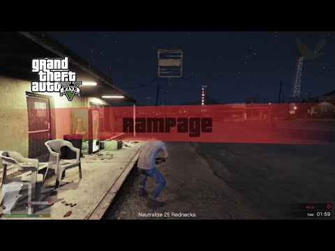 GTA V RAMPAGE: REDNECKS - Neutralize 25 rednecks - Trevor