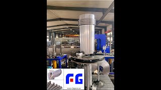 Expansion joint punch forming machine youtube video