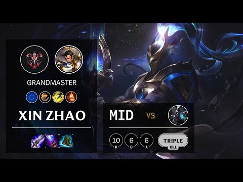 Xin Zhao Mid vs Ekko - EUNE Grandmaster Patch 10.16