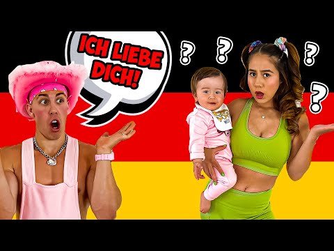 Speaking Only GERMAN for 24 HOURS! *CHALLENGE* | The Unicorn Family