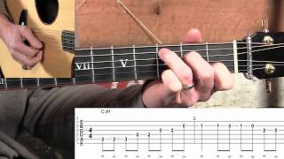 Guitar Bag O' Licks #3 Flatpicking Lesson- Playing in C!