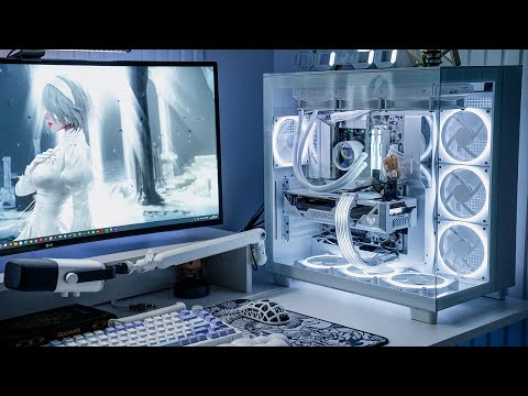 Building my first gaming PC | White aesthetic | RTX 4070 Super,NZXT H9 ,Gaming & Productivity build