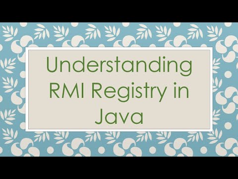 Understanding RMI Registry in Java