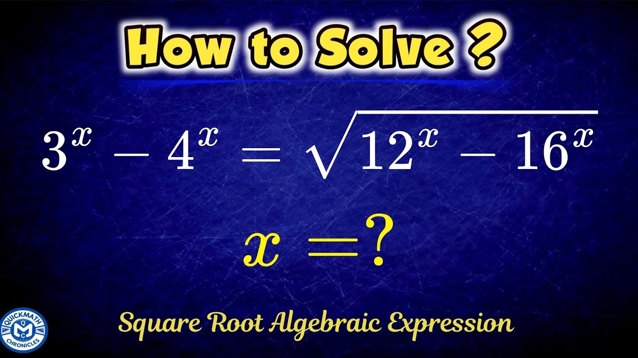 Germany | Can you solve this? | Amazing Algebra Square Root Problem | Math Olympiad