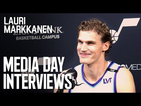 LAURI MARKKANEN 2025/26 Media Day Availability 🎙️ | UTAH JAZZ