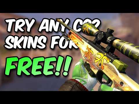 TRY ANY CS2 SKINS IN-GAME FOR FREE! (KNIFE & GLOVES)