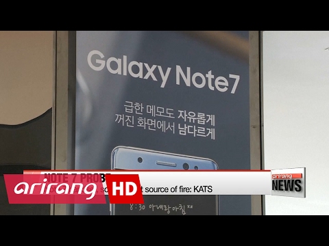 Korean government says battery defect caused fires in certain Galaxy Note 7s