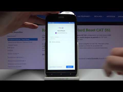 Cómo añadir y quitar cuenta de Google en CAT S61 - cambiar de cuenta Google