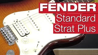 Video thumbnail for Fender Standard Stratocaster HSS Plus (Bietet sie mehr als eine Standard Strat?) by session