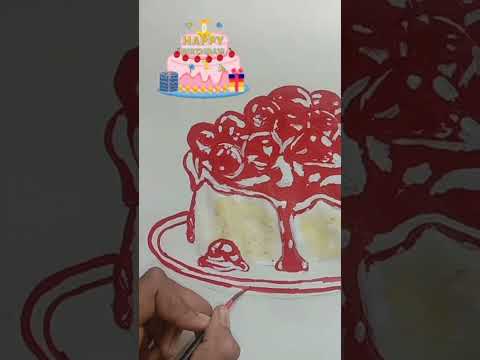 real stick cake 🎂 (artist shumaila) # 5M view