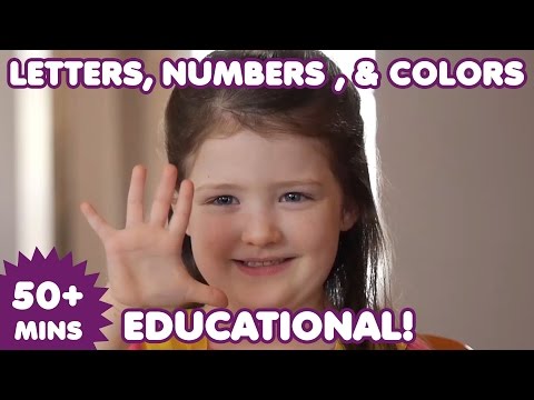 Sign Language Letters, Numbers, and Colors | Nursery Rhymes