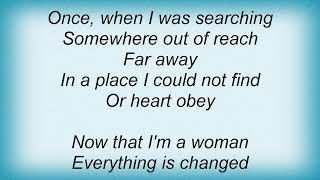 America - Now That I'm A Woman Lyrics