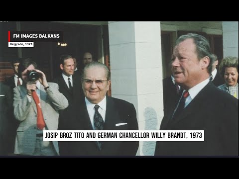 Yugoslavia: Josip Broz Tito and German Chancellor Willy Brandt, 1973