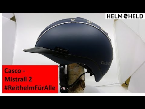 Casco Reithelm - Mistrall 2 - color: marine - 360°