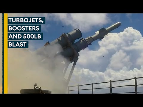 The sea-skimming 526kg harpoon missile explained