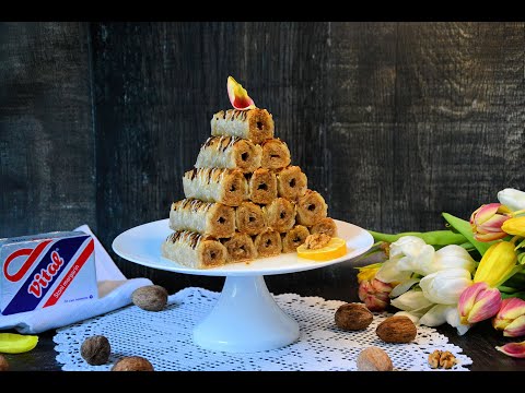 Baklava rolnice / Za početnike / Kako se pravi baklava