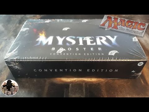 , title : 'Mystery Booster Convention Edition, ouverture d'une boîte de 24 boosters, cartes Magic The Gathering'