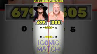 Download lagu The undertaker vs Brock Lesnar - Who Won Most Matches mp3