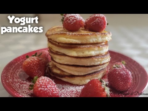 You Won't Believe How Easy It Is to Make These Homemade Yogurt Pancakes! 😋