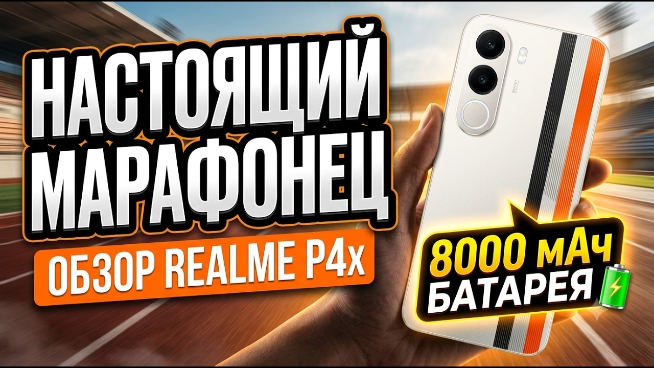 НАСТОЯЩИЙ МАРАФОНЕЦ | REALME P4X ОБЗОР БЕЗ ВОДЫ