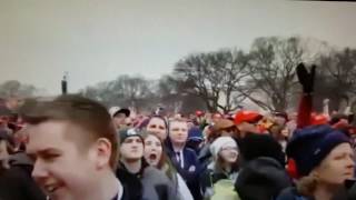 2017 Presidential Inauguration-Black Girls Ducking Camera!!