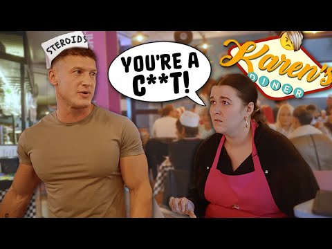 Eating at the WORLD’S RUDEST Restaurant *VERBALLY ABUSED in Karen’s Diner*