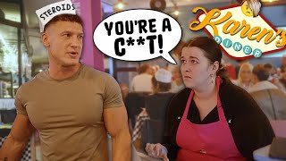 Eating at the WORLD’S RUDEST Restaurant *VERBALLY ABUSED in Karen’s Diner*