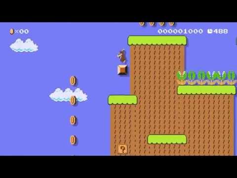Super Mario Maker: Player Course "Donkey Kong Jump" [1080 HD]
