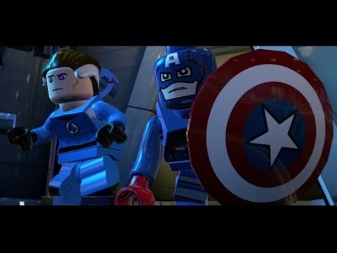 LEGO Marvel Super Heroes 100% Walkthrough Part 2 - Times Square Off (Doctor Octopus Boss Fight)