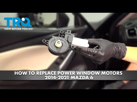 How to Replace Power Window Motors 2014-2021 Mazda 6