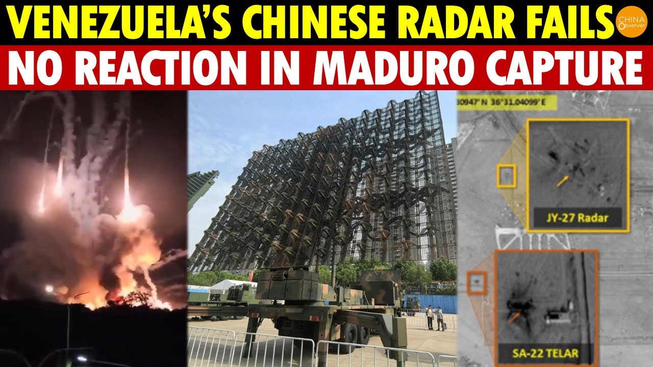 Shocking! Venezuela’s Pricy Chinese JY-27 Radar Fails in U.S. Maduro Capture, Turns to Scrap Metal