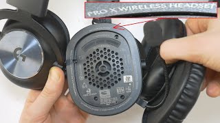How to Change Logitech G Pro X Wireless ear pads cups