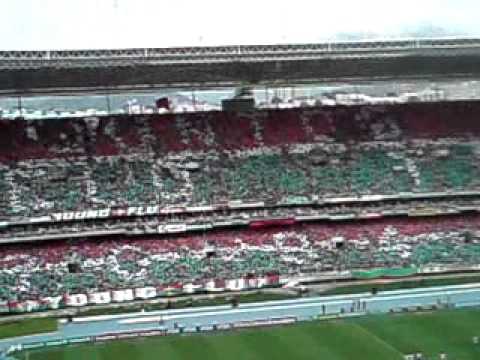 FLUMINENSE 1 x 0 GUARANI - FLUMINENSE CAMPEÃO 2010 - MOSIACO DO TRI - BANDEIRÃO TYF