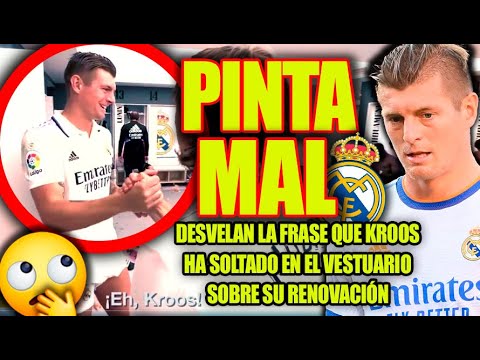 PINTA MAL  |  Desvelan la frase que Kroos ha soltado en el vestuario sobre su renovación