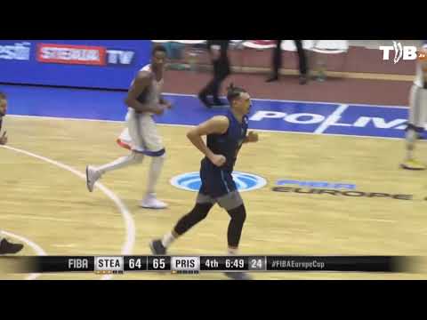 Khalid Boukichou (Prishtina) - Game Highlights @ Steaua (FIBA Europe Cup)