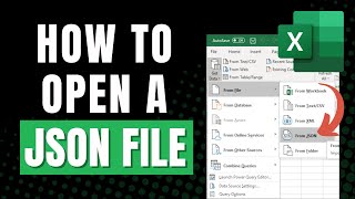 How To Open JSON File Format Readable In Excel