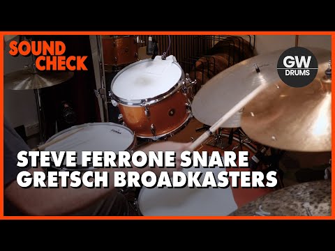Gretsch Steve Ferrone Signature Snare & Broadkasters