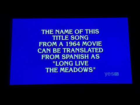 Final Jeopardy, “1960’s songs” 🎵 - Jim Gilligan Day 2 (1/11/21)