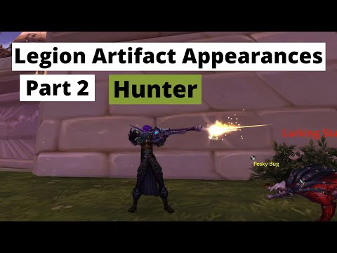 How to obtain all Legion Artifact Weapon Appearances (Same method in Dragonflight): Hunter