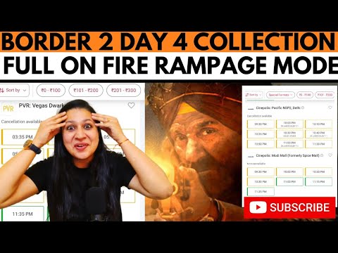 Border 2 Day 4 Box Office Collection 🔥🔥🔥|| Border 2 Box Office Collection || Sunny Deol