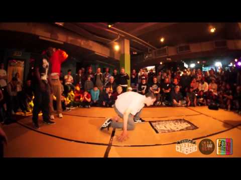 World BBoy Classic 2013 UK Qualifier - Final - Manny & Spin vs Waveybean & Sunni