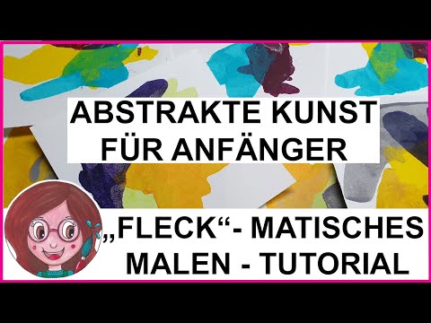 Abstrakte Malerei für Anfänger | Tutorial