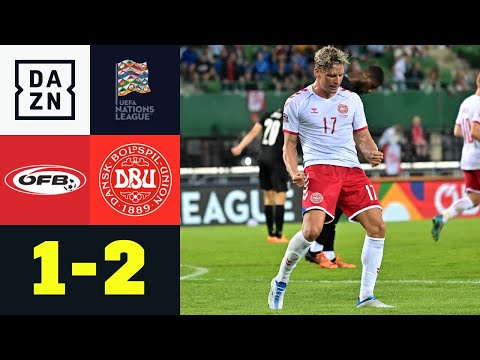 Nach Strompanne: Joker schießt Dänemark zum Sieg! Österreich - Dänemark 1:2 | Nations League | DAZN