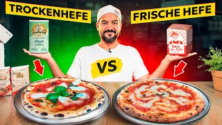 Video von Waldis Pizza zum Vergleich von frischer Hefe und Trockenhefe im Pizzateig