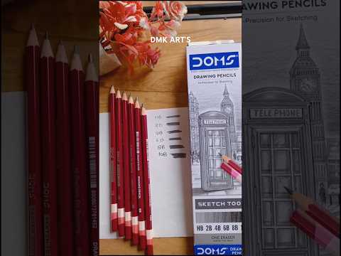 Unboxing Dom's drawing pencils 😱#drawing #unboxing #trending #DMK ART'S ❤️