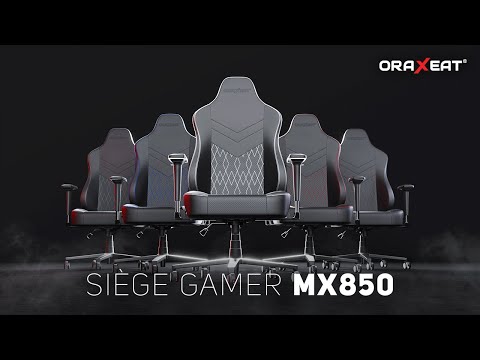 Fauteuil de bureau ORAXEAT MX850 - Bleu - Mousse haute densité - Réf : ORX_MX850_BKBLU_7